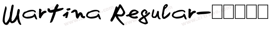 Martina Regular字体转换
